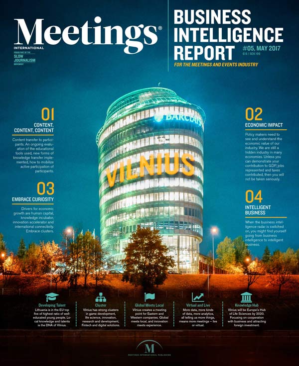 Meetings International Business Intelligence Report #5 Vilnius front cover