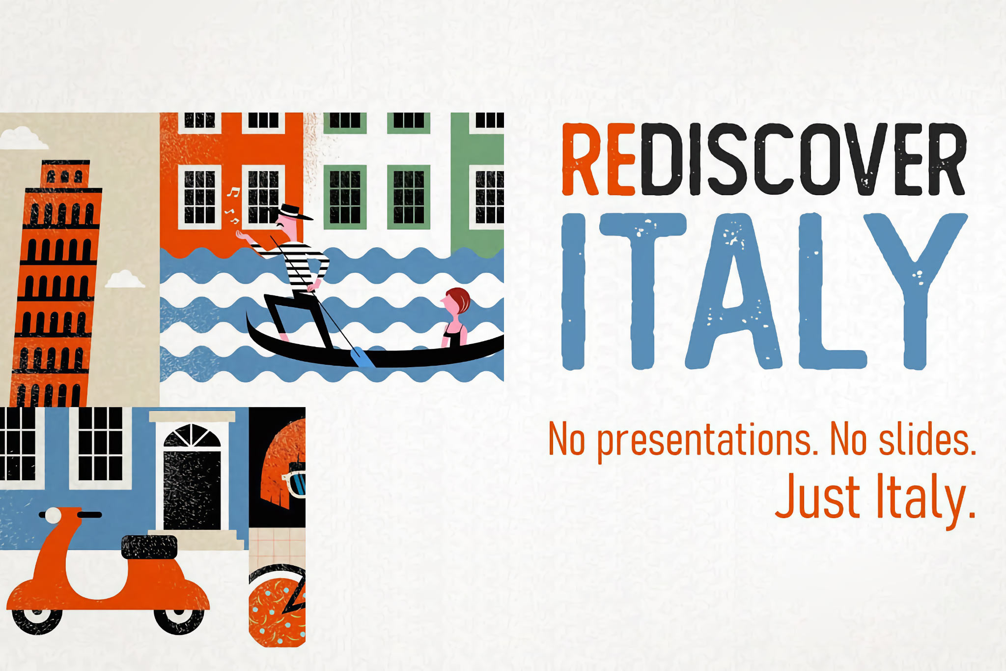Rediscover Italy graphics