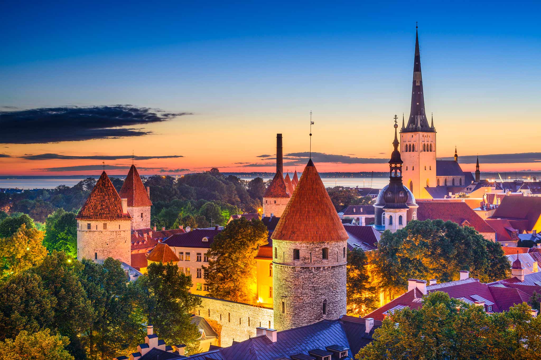 Tallinn Estonia Old City. Photo: iStock.com/SeanPavonePhoto